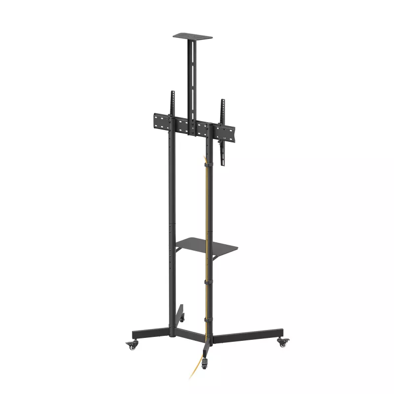 SBOX ant grindų stovintis laikiklis FS-401-2 37–70 colių ekranams, keliamoji galia 45 kg, plokštė 600×400 mm