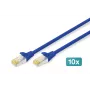 Digitus DK-1644-A-020-B-10 Ethernet Patch Cable mėlynas