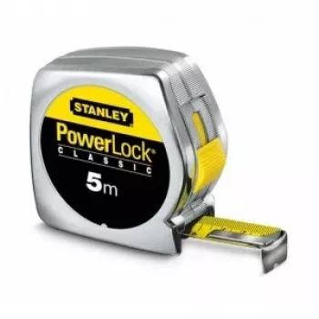 Powerlock plieninė liniuotė 5 m x 25 mm tūrinė chromuota - išpardavimas 12