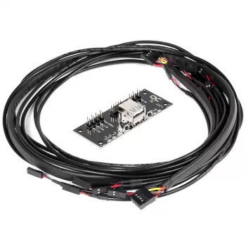 Vidinis maitinimo kabelis Alphacool 25054 80 m tiesūs jungtys