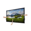 DELL P6524QT interaktyvus plokščias ekranas 163,9 cm (64,5 colio) LCD 350 cd/m² 4K Ultra HD juodas jutiklinis ekranas