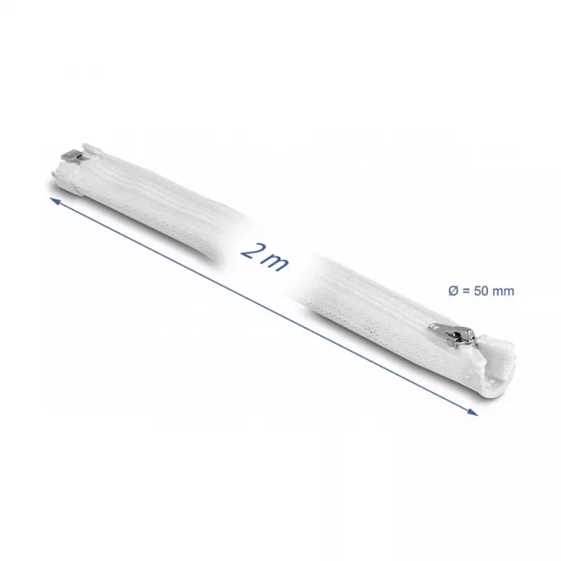 Pintas apvalkalas DeLOCK 20829 2 m x 50 mm baltas