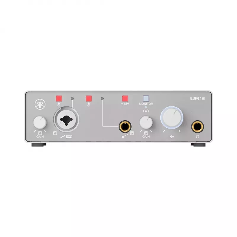 Garso sąsaja YAMAHA UR12MK3 White - kompaktiška 2 į/2 iš USB sąsaja
