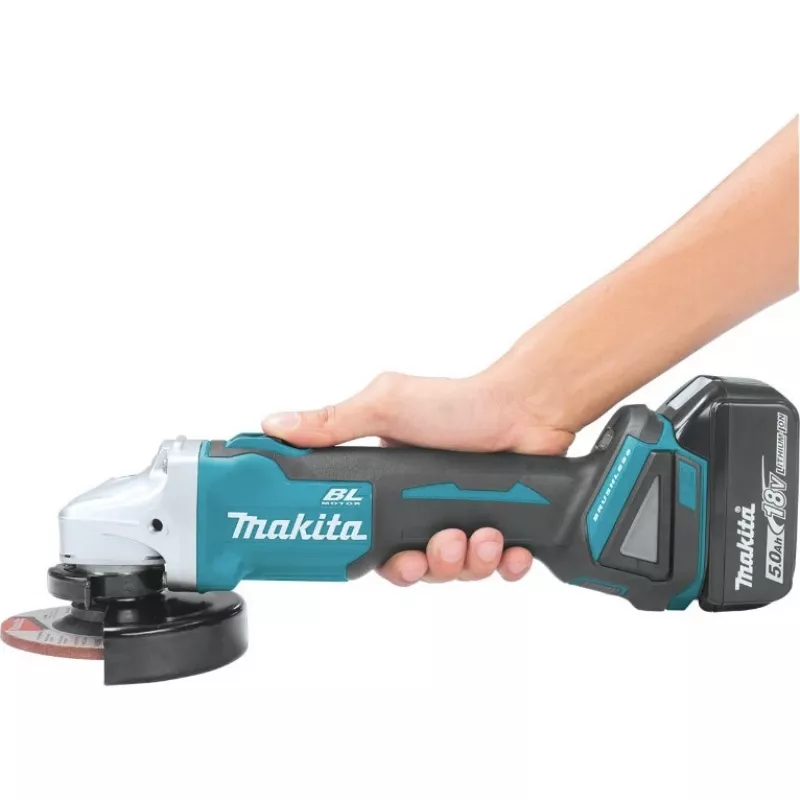 Makita DGA506Z kampinis šlifuoklis 18V (baterija ir įkroviklis nepridedami)