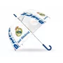 Skaidrus rankinis skėtis vaikams Kids Euroswan Real Madryt — vienas stogelis, rankinis atidarymas, vaikiško dydžio