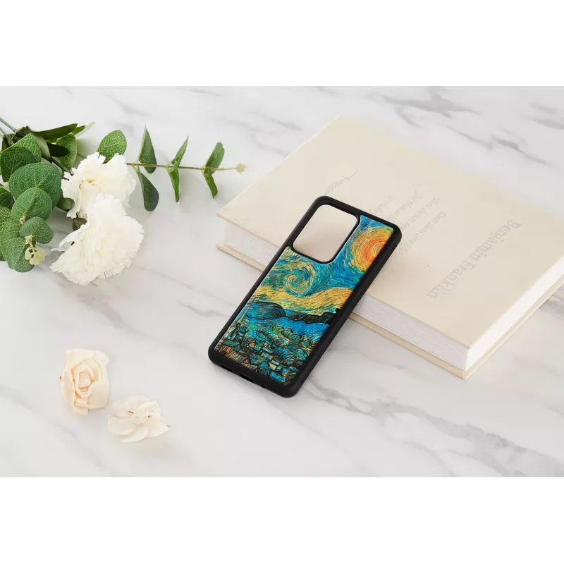 Apsauginis išmaniojo telefono dėklas iKins, skirtas Samsung Galaxy S20 Ultra — žvaigždėta naktis juoda