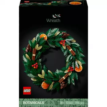 konstravimo žaislas LEGO 10340 Icons Kalėdų vainikas