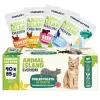 Drėgnas kačių ėdalas „animal island Everyday“ — jautienos, vištienos, kalakutienos ir baltos žuvies filė gabalėliai sultinyje, 40 x 85 g pakelių
