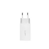 Dvigubas USB lizdo adapteris 65 W, 2 x USB-C, baltas