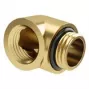 Barrow adapteris 90° G1/4 išorinis į G1/4 vidinį TDWT90-B01 GO Gold