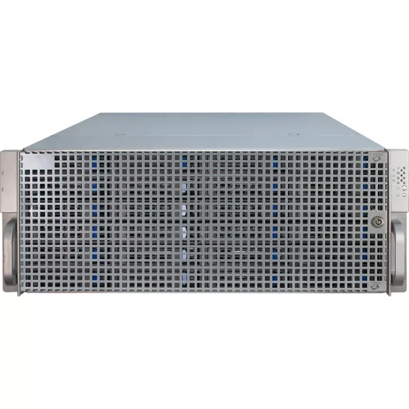 Serverio korpusas Inter-Tech 4U-4424 stovo, juodas, sidabrinis