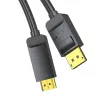 DisplayPort į HDMI kabelio adapteris Vention HAGBH, 2 m, juodas, 7 mm skersmuo