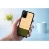 Telefono dėklas Man and Wood Samsung Galaxy S20+ — bambukas, miško juoda