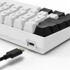 Sharkoon SGK50 S4 klaviatūra Namų USB QWERTZ Vokiečių Balta RGB LED 60%