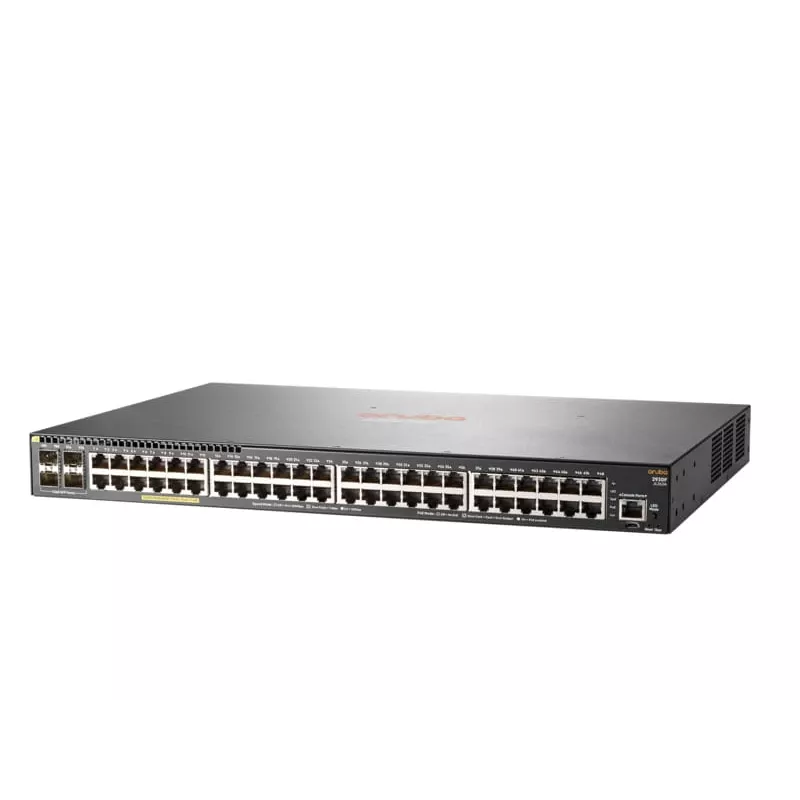 HPE Aruba 2930F 48G PoE+ 4SFP jungiklis yra HPE produktas iš mūsų tinklo jungiklių asortimento. Pagrindiniai bruožai: „Power over Ethernet“ (PoE) tipas – PoE+, 48 prievadai, 4 SFP prievadai.
