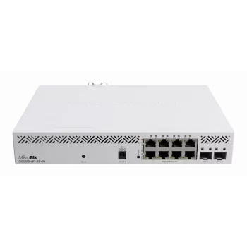 Valdomas komutatorius Mikrotik CSS610-8P-2S+IN 8 prievadų Gigabit Ethernet PoE
