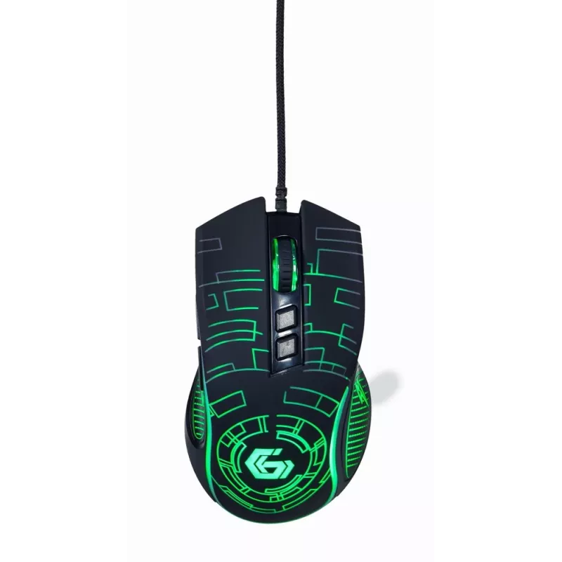 Gembird MUSG-RGB-01 pelė dešiniarankiams USB Type-A 3600 DPI
