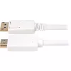 Sharkoon adapterio kabelis DisplayPort 1.2 > HDMI 4K baltas 3 metrai