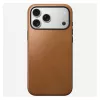 Mobiliojo telefono dėklas Nomad Modern Leather Case Cover, skirtas iPhone 17 Pro Max, 17,5 cm (6,9 col.), Tan, oda + PC/TPU
