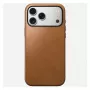 Mobiliojo telefono dėklas Nomad Modern Leather Case Cover, skirtas iPhone 17 Pro Max, 17,5 cm (6,9 col.), Tan, oda + PC/TPU