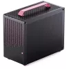 Jonsplus MATX Handle Case Z20 Juoda-Pink – Mini/Micro/Flex-ATX korpusas su nešiojimo rankena