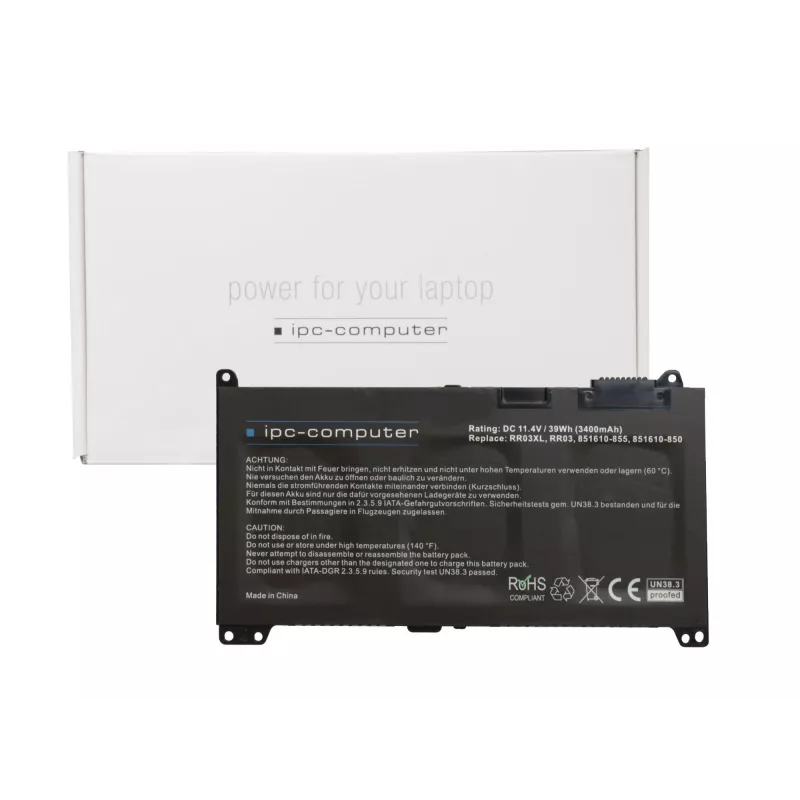 HP 851610-855 nešiojamojo kompiuterio atsarginė dalis Baterija