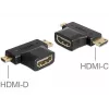Adapterius HDMI-C HDMI-D HDMI-A DeLOCK 65446