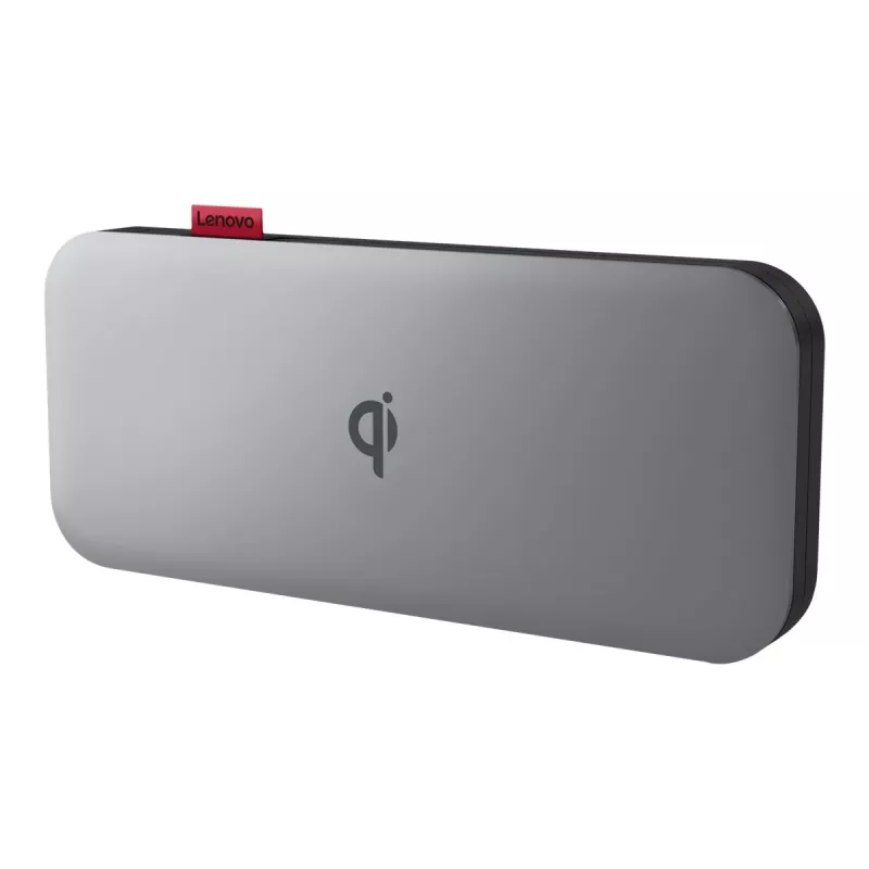 Lenovo 40ALLG1WWW išorinė baterija Lithium-Ion (Li-Ion) 10000 mAh Belaidis įkrovimas Juoda