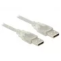 USB laidas DeLOCK 83889 USB 2.0 2 m Skaidrus
