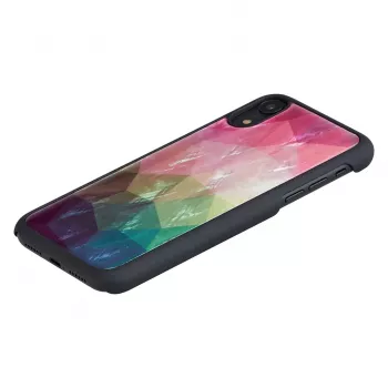 Išmaniojo telefono dėklas iKins, skirtas iPhone XR — vandens gėlių dizainas, juodas