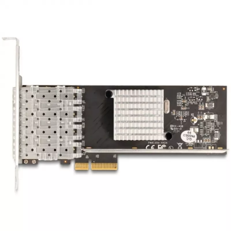 Delock PCI Express x4 Kortelė su 4 x SFP Lizdais Gigabitiniam LAN Intel i350 (88342)