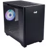 InWin A3 Mini-Tower Tempered Glass - juoda