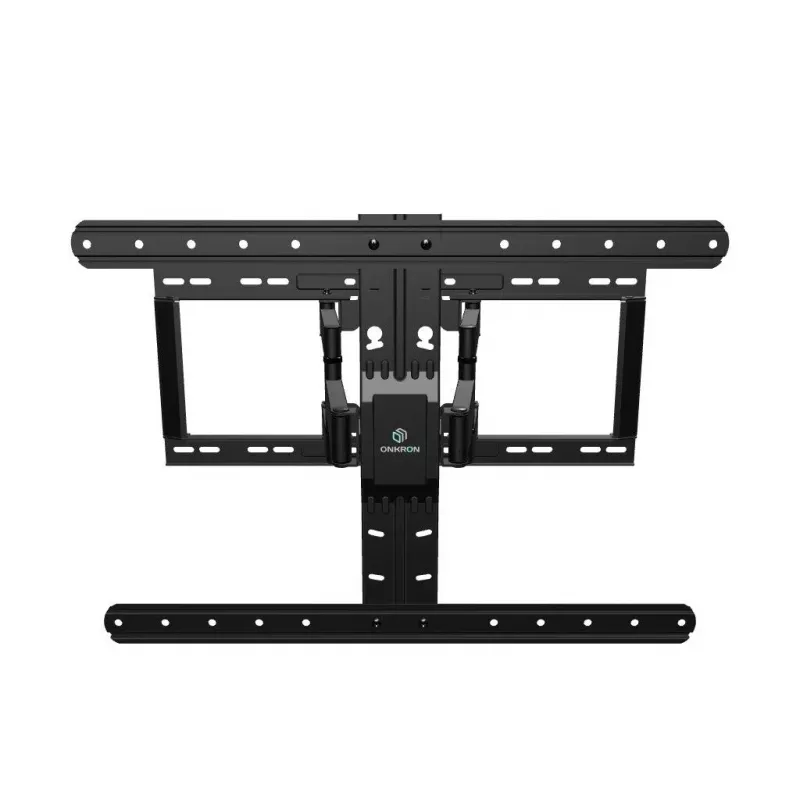 TV grindų stovas ONKRON SM6-B 32 colių–90 colių ekranams, 50 kg talpa, VESA 200x200–600x400, pasvirimas -10–5°, pasukimas 40°