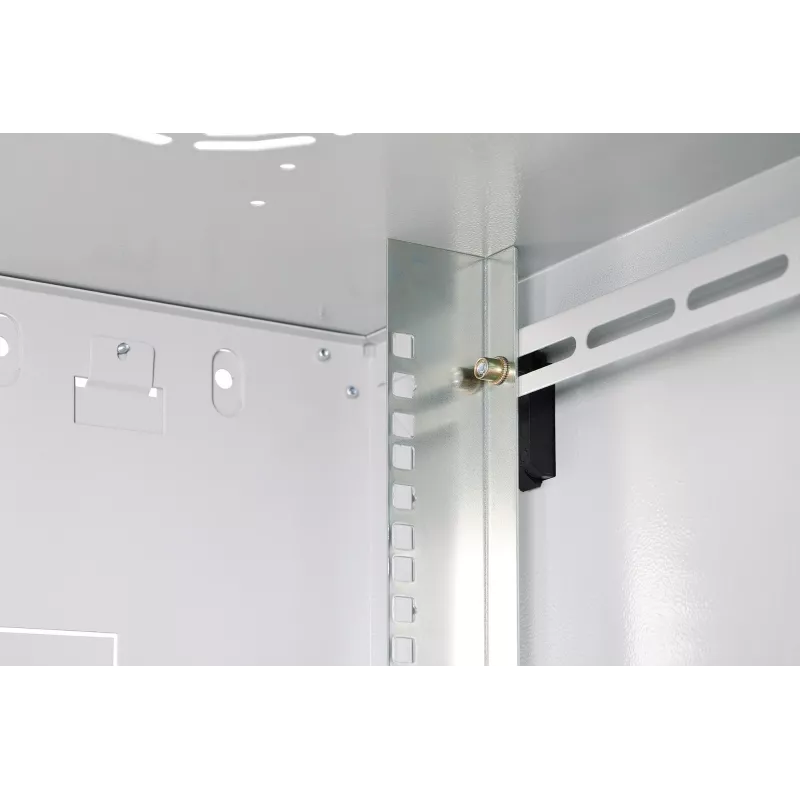 Sieninis montuojamas stovas DIGITUS Dynamic-N 12U, 19 colių, 600x450 mm (PxG), IP20, raktinis užraktas, nesumontuotas