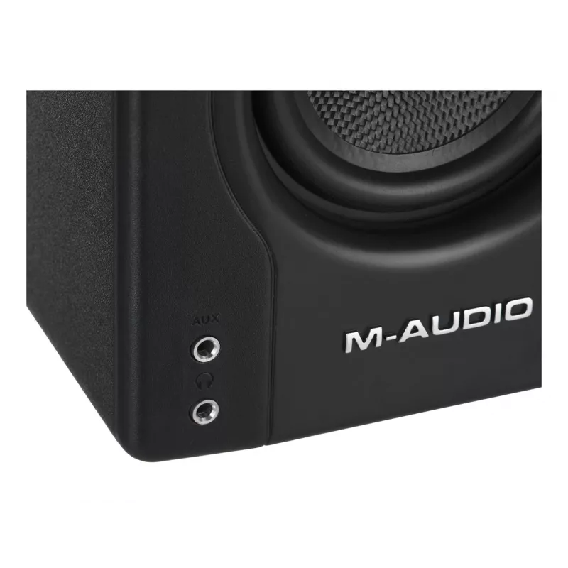 Studijiniai artimo lauko monitoriniai garsiakalbiai M-Audio BX3 pora BT bevielis Bluetooth ryšys, aktyvūs 3 colių žemų dažnių garsiakalbiai