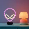 Stalinė lempa MANTA SNL86PK Style Neon Lights UFO Pink – dekoratyvinė neoninio stiliaus rožinė lempa