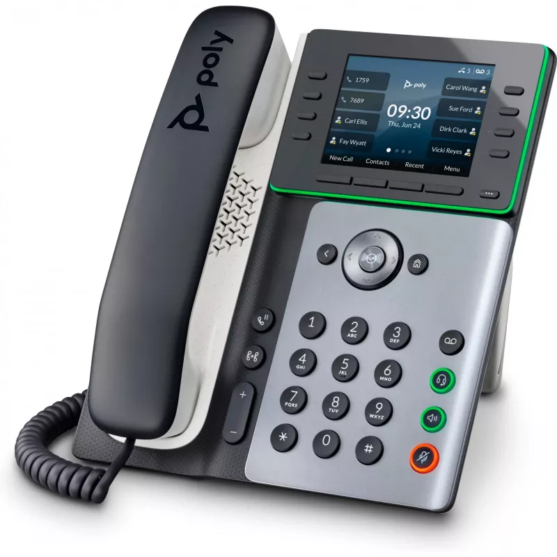 HP Poly Edge E320 IP telefonas su PoE, IPS, 320 x 240 pikselių, 4:3, HTTPS, ENERGY STAR, EAC, RoHS, Federal Communications Commission (FCC), CE, BSMI