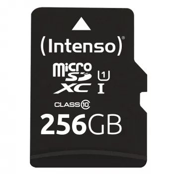 Flash Memory Intenso 256GB UHS-I MicroSD kortelė