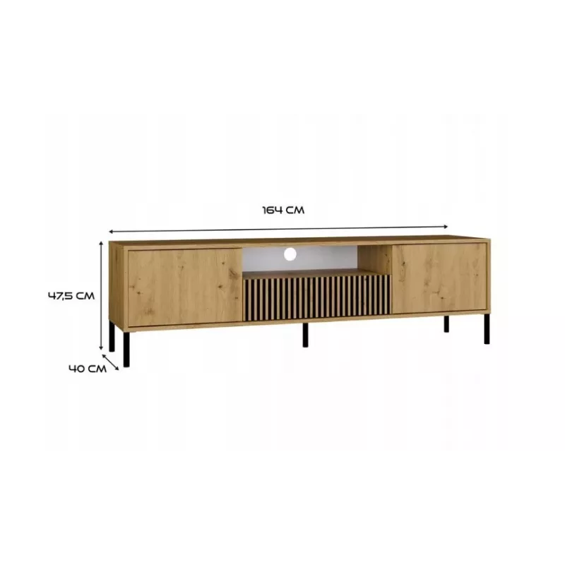 RTV KAMARO 160 plonas/GŁ ARTISAN OAK