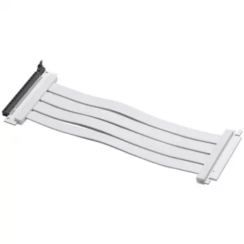 PHANTEKS PCI-E 4.0 x16 riser ribbon kabelis, 180 laipsnių, 30 cm - balta