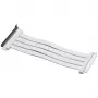 PHANTEKS PCI-E 4.0 x16 riser ribbon kabelis, 180 laipsnių, 30 cm - balta