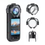 Puluz PU750T objektyvo dangteliai, skirti Insta360 X5, užsegami apsauginiai lęšių gaubteliai, rinkinys