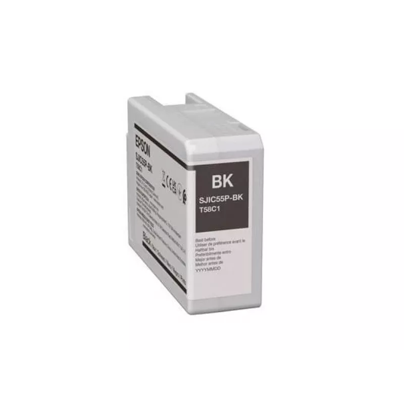 Rašalo kasetė Epson SJIC55 (BK), skirta ColorWorks CW-D6500/D6000 — juoda