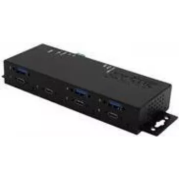 Exsys EX-1237HMVS - šakotuvas - 3 x USB 3.2 Gen 2 + 4 x USB-C 3.2 Gen 2