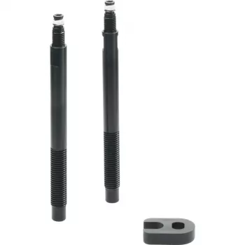 Ventil-Extension Tubeless, 65 mm (juoda, 2 vnt. rinkinys)