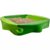 Smėlio dėžė Simba‑Dickie BIG 800056733, plastikinė, 1380×1380 mm, įmontuoti suolai, žalia