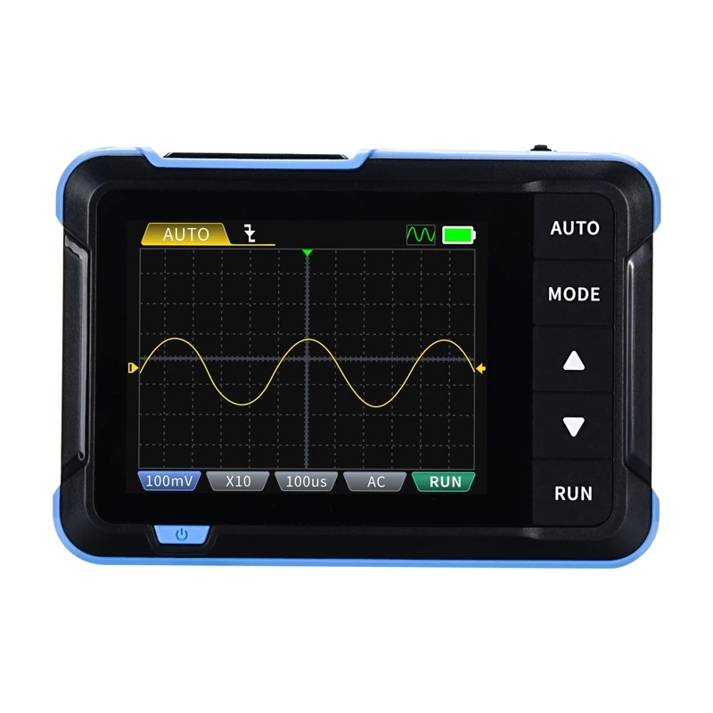 Nešiojamas 2-in-1 mini osciloskopas ir signalų generatorius Fnirsi DSO153 150 MHz dažnių juosta, 1 GS/s atrankos dažnis