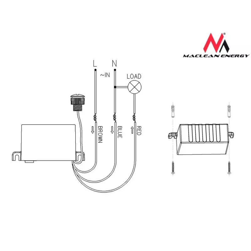 Twilight Sensor Maclean Max. 2300W MCE34