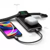 Belkin QUATRO 10000 mAh belaidžio įkrovimo išorinė baterija, juoda, sidabrinė