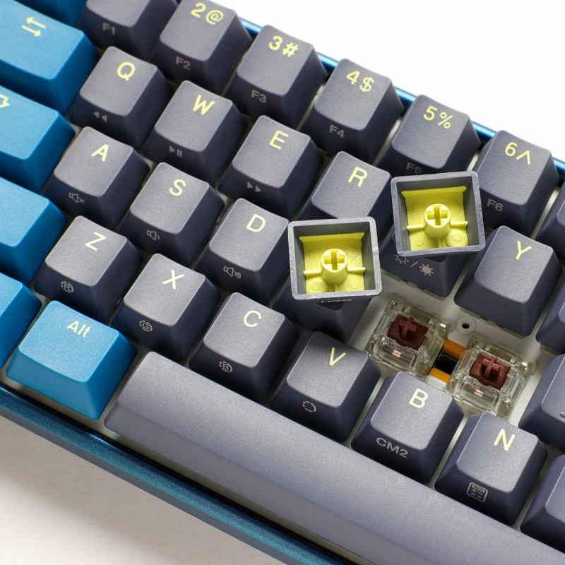 Ducky One 3 SF DayBreak klaviatūra, žaidimų, USB, JAV anglų k., juoda, mėlyna